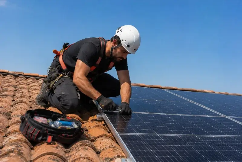Maintenance et monitoring de panneaux solaires à Verrières-en-Anjou