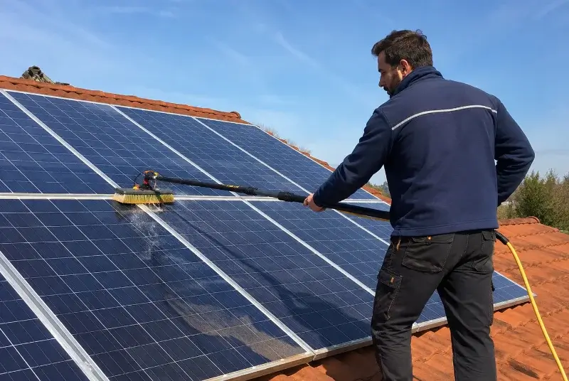 Nettoyage et entretien de panneaux solaires à Verrières-en-Anjou